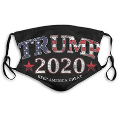 Trump 2020 Face Mask Election Mouth Cover with 2 Filters